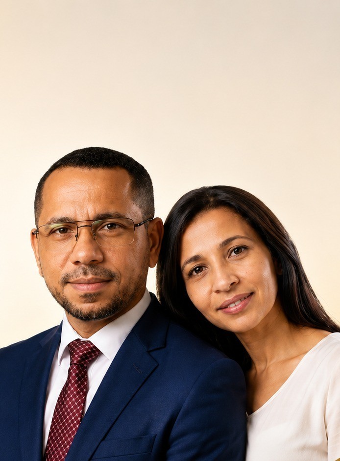 Edinor Alpim e Itacyara Santos
